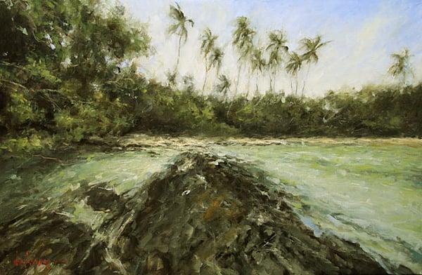 "Wandering the Indian Ocean" by gallery artist Wesley James Drake.