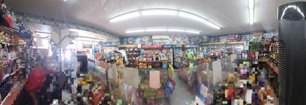 Panorama of store