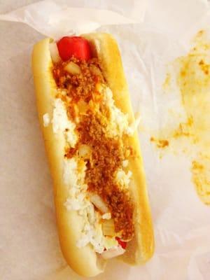 Hot Dog at Tom's