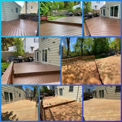 In case I don't mention it, we also paint and powerwash decks I love this job before/after