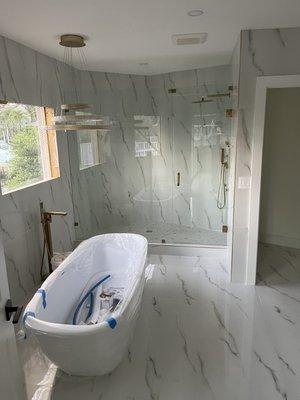 Renovating bathrooms