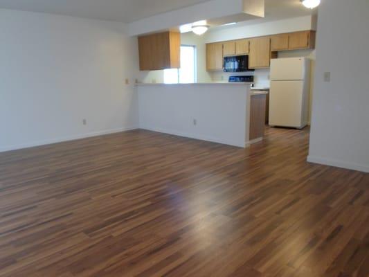 Beautiful new hardwood floors!