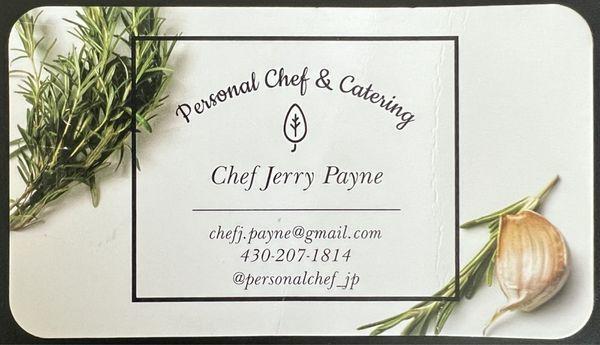 Chef Jerry Payne