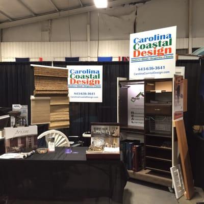 All set up and ready to go for the final day of the Charleston Home, Remodel and landscape Expo!...