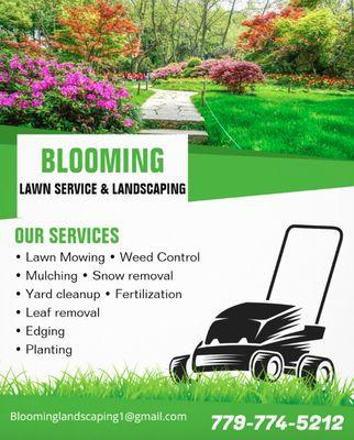 Blooming Lawn Service and Landscaping