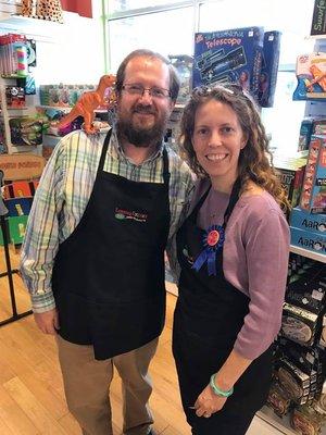 Store owners, Patrick and Joanna Holland.