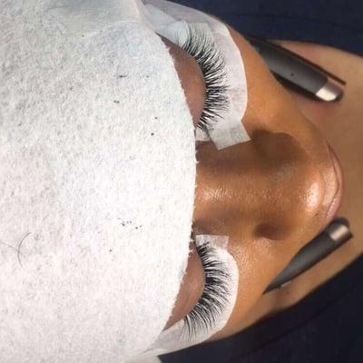 Seshal Eyelash Extensions are light in weight & custom to match that individual persons look