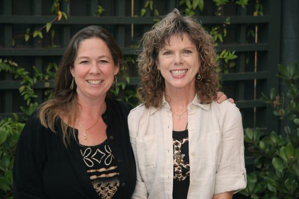 Carol Normandi and me at one of our book signings for Beyond Hunger