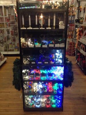 Another holiday light display at Millen hardware