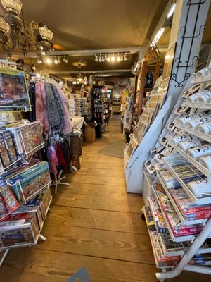 Lots of local, retro, unique Stuff to buy. Interior of Wayside Country Store Part Country Store/ Candy Store  from 1790 in Marlborough MA.