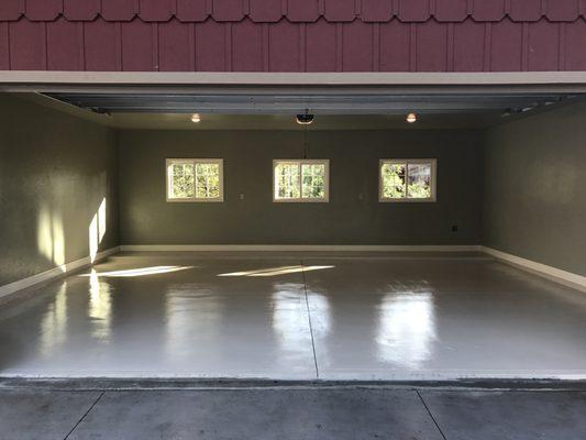 newly built garage for a customer in Ruidoso NM.