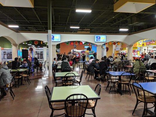 Antojitos Potosinos is located inside the food court at Plaza Las Americas.