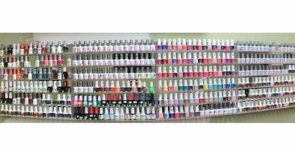 Here is a picture of our wide range of gel colors, including mood change!