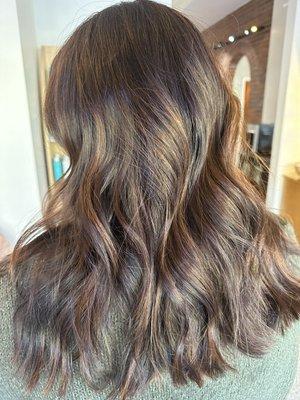 Brown balayage