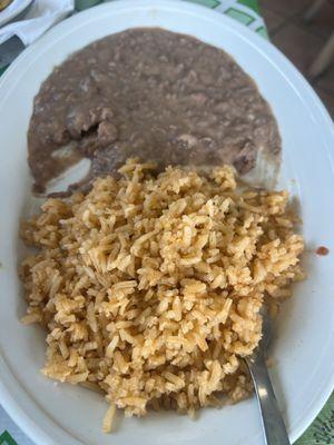 Frijoles con arroz