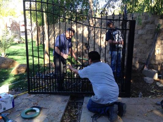 Swing Gate Opener Installation