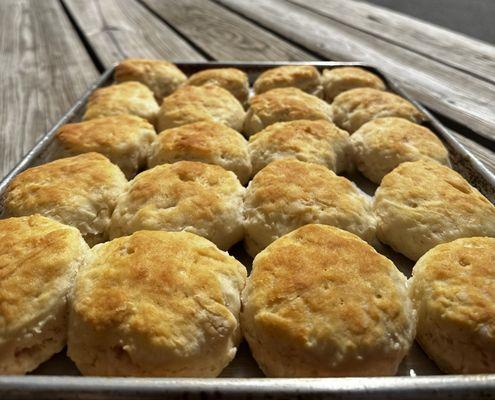 Beautiful Fresh Made Biscuits.