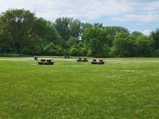 Picnic tables