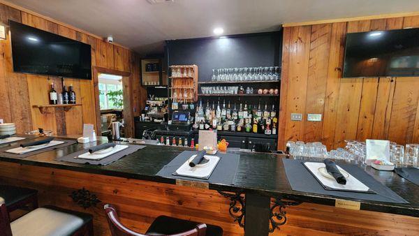 Bar view of liquor