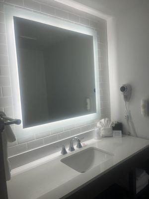 Lighted mirror