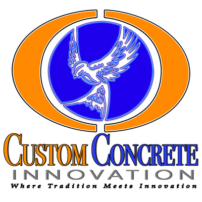 Custom Concrete Innovation 
 Business Logo