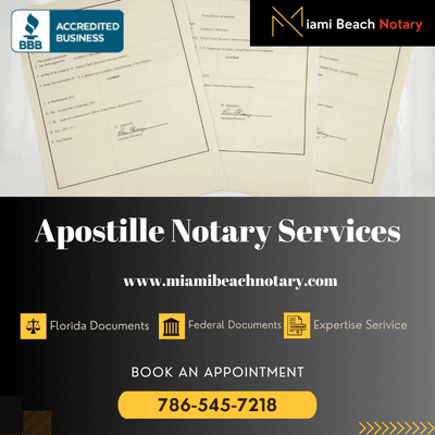 We Apostille all documents