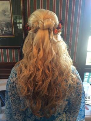 Wedding hair for the bride by Sue!