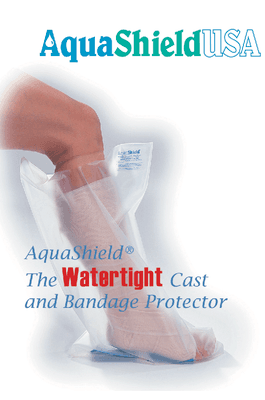 Shower and swim while keeping your cast or bandage dry!