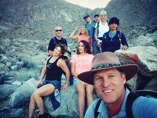 Hiking at the Dry Falls Area in Palm Springs