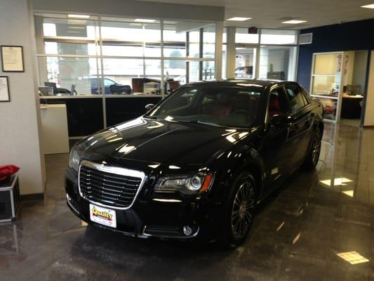 300S sitting on the showroom floor.