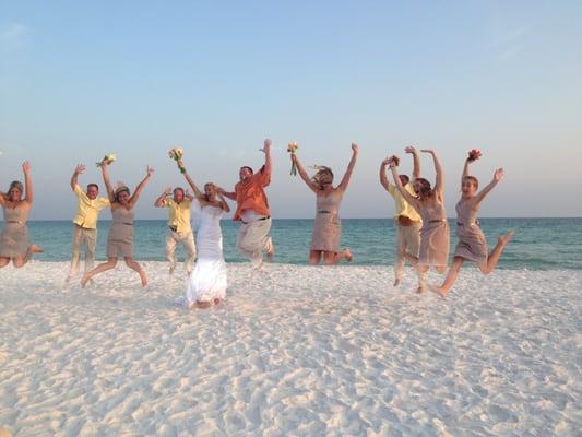 Beautiful beach wedding