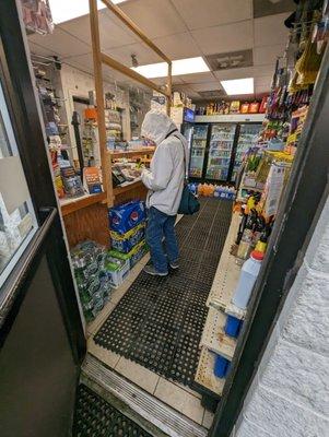 Small shopping area in the Express Mart