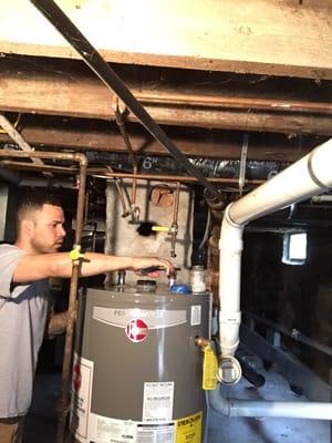 Replacing a water heater