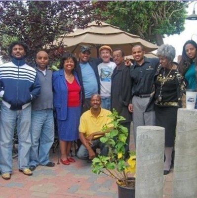 Gene and a few professional friends taking time out for a photo together