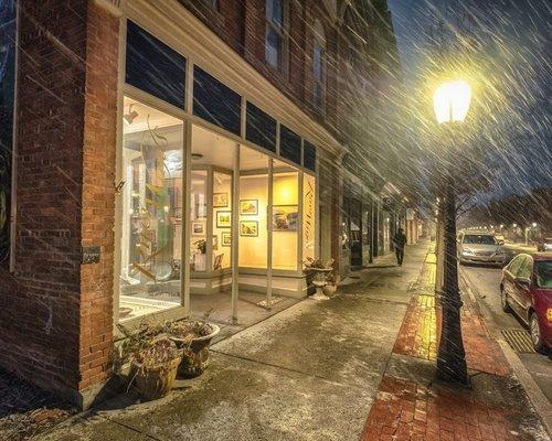 RiverWinds Gallery: snowy January
 photo: Mark Rosengarten