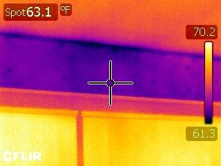 missing insulation in window header