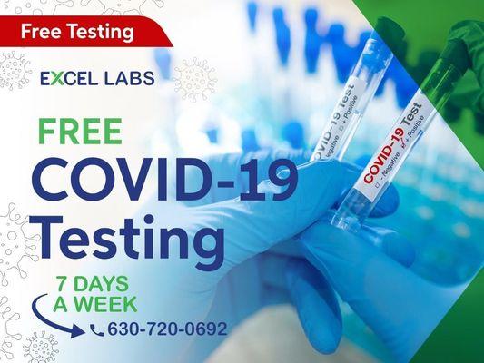 7 days a week available for COVID Testing