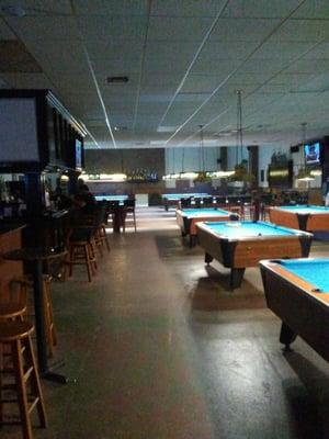 Great billards and bar.