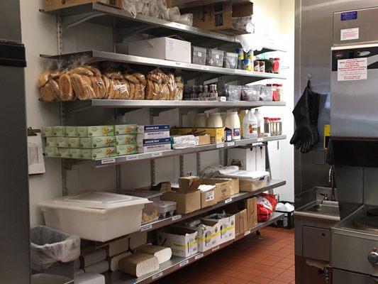 One of the most organized and clean kitchens I've ever seen.