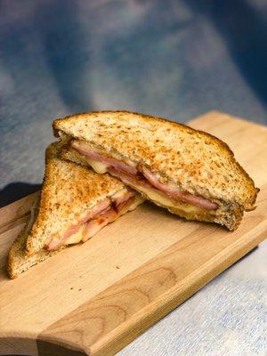 Ham grilled cheese