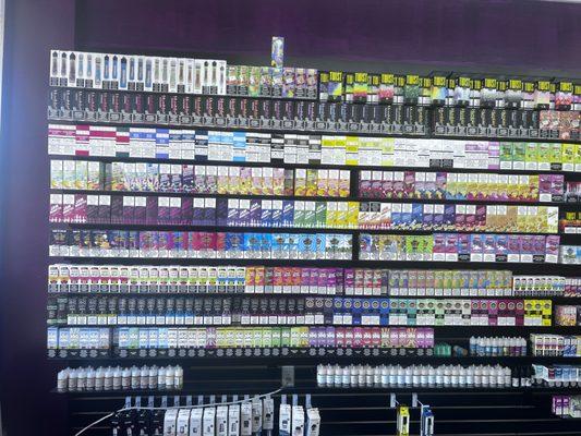 Massive selection of salt Nic and E-liquid