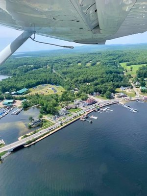 View from plane