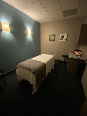 Tranquil massage room