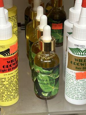 Scalp and hair growth oil.