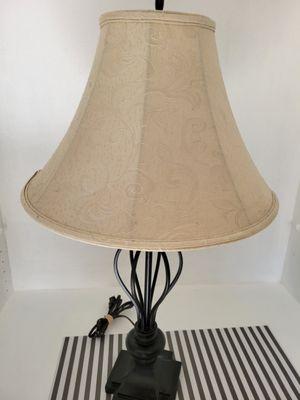 Vintage Twisted Metal Lamp