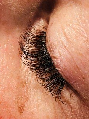 Fluffy volume lashes by Monica.