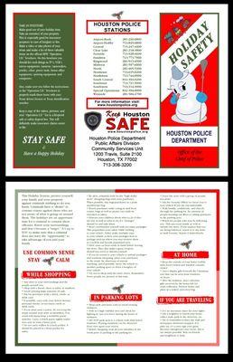 Don't let Grinch steal your Christmas be safe