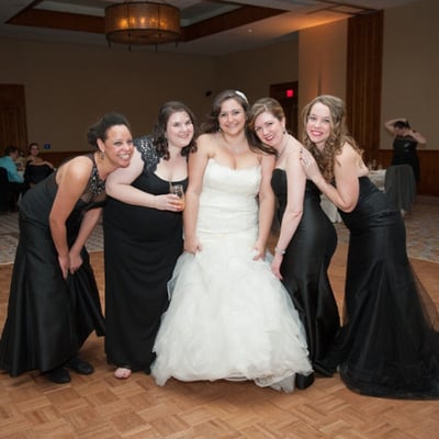 100% of these dresses were purchased and altered by the AMAZING Elizabeth Johns Bridal in Morristowm