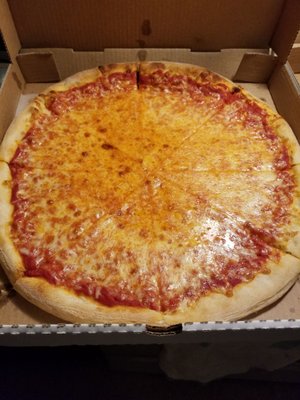 Large cheese pizza