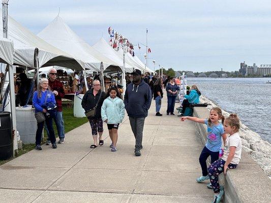 Waterside Walk and Market Tents